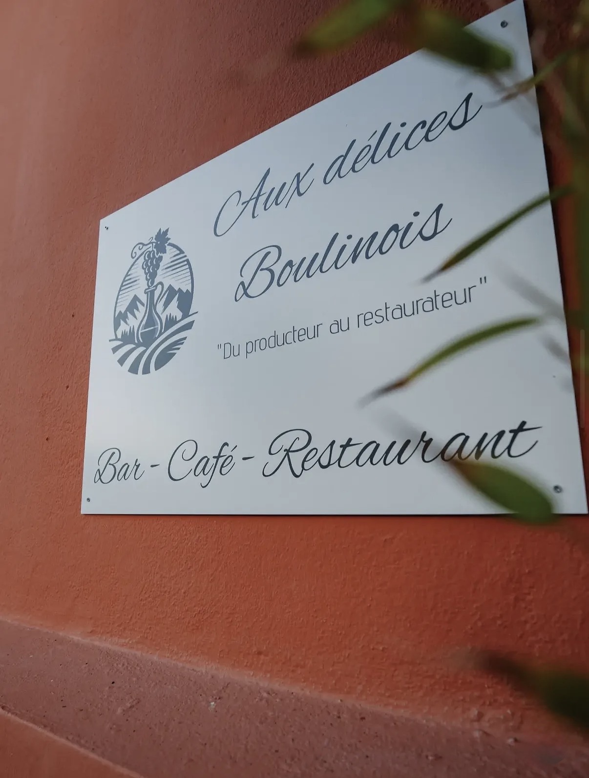 Enseigne Aux délices Boulinois — Bar Café Restaurant